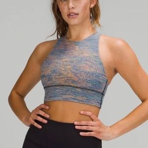 Lululemon Energy Bra High Neck Longline: Spectral Fusion